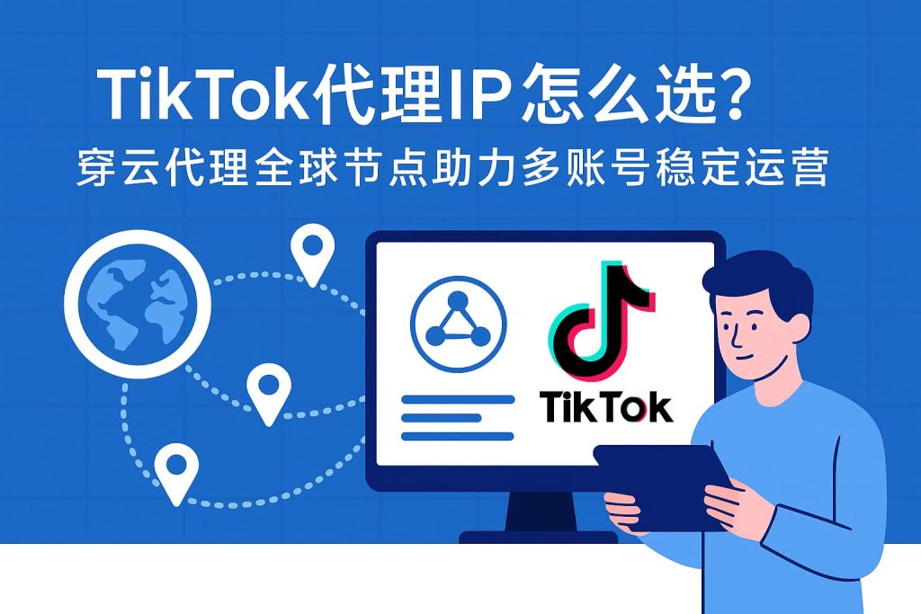 TikTok代理IP怎么选?穿云代理全球节点助力多账号稳定运营 1 7e9df4c1 01fc 4190 b95e 680a93f79f4c