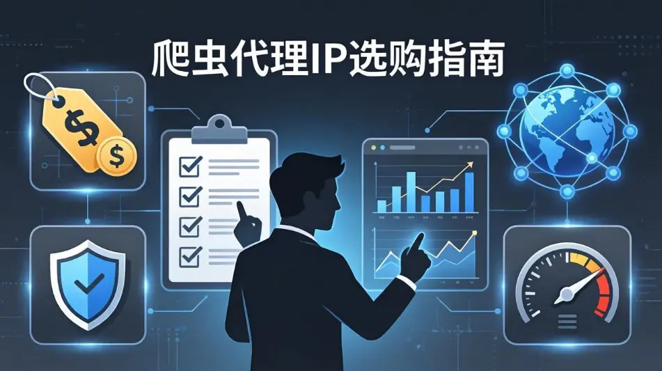 爬虫代理IP选购，展示代理选择、价格比较和稳定性判断