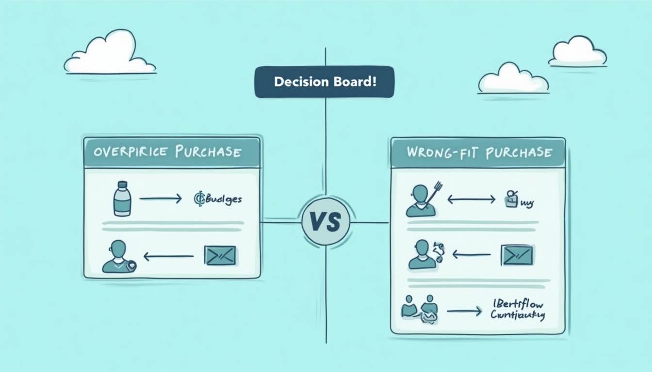 怎么判断代理 IP 是买贵了还是买错了 先看业务容错和资源错配 3 代理IP买贵还是买错的差异诊断示意图