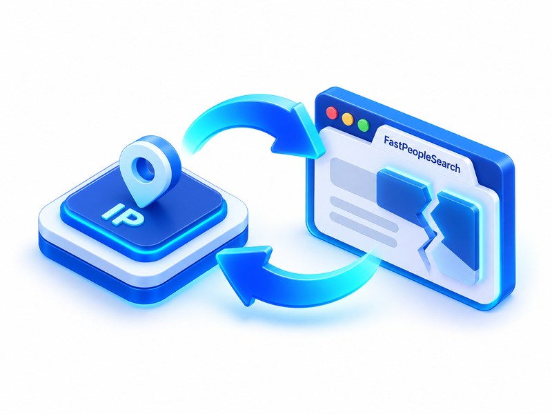 使用代理访问 FastPeopleSearch 时，为什么 IP 轮换可能适得其反？